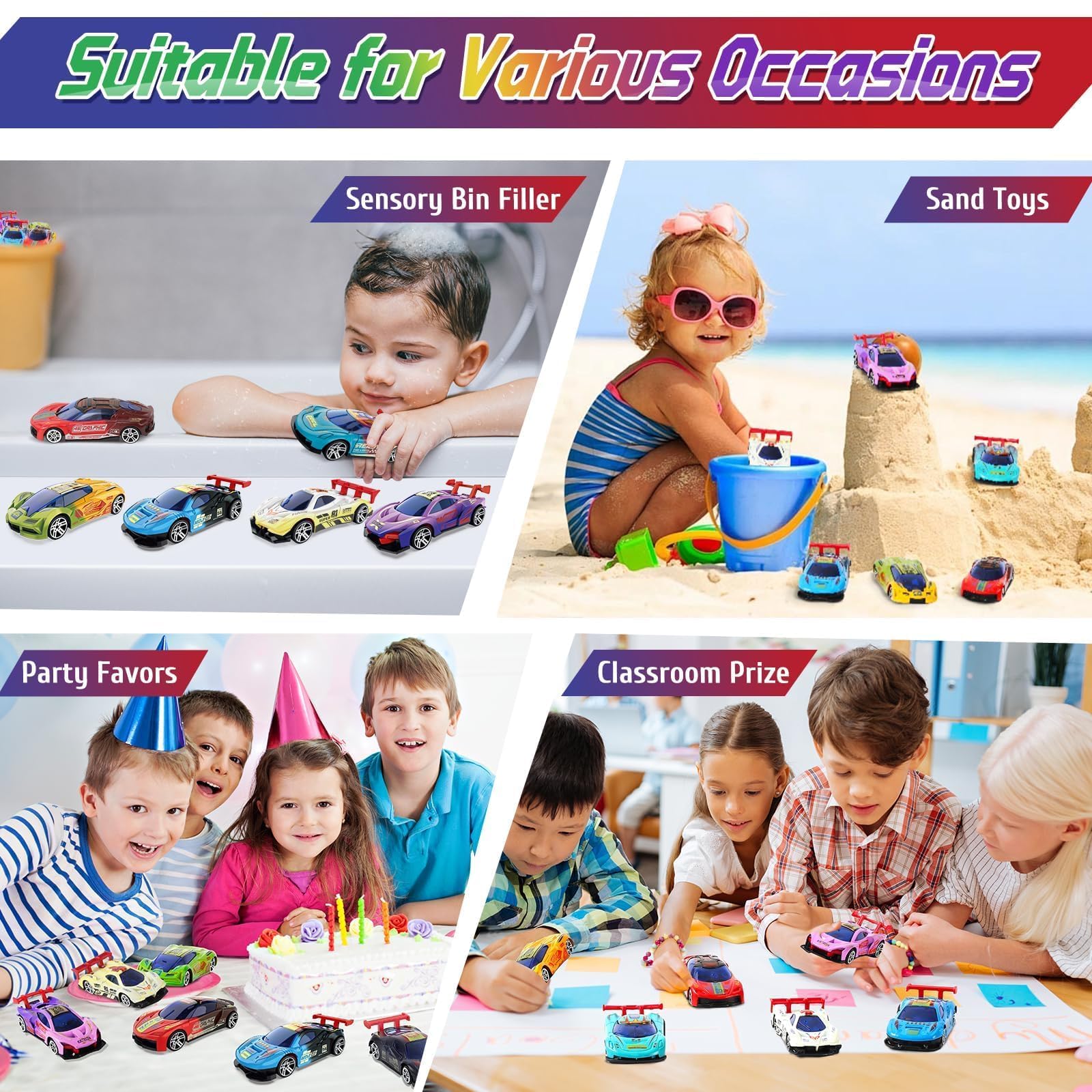 MACALOCA gift-ready packaging supports classroom prizes or party favors.