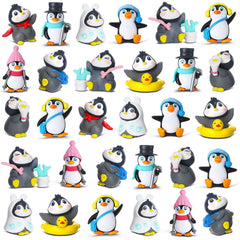 Macarrie penguin figurine kawaii collection for cute decor and party favors.