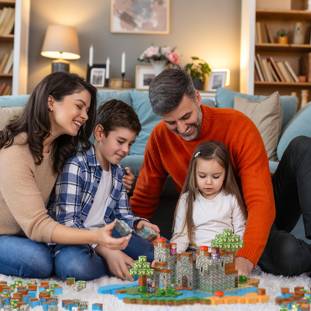 Macasa Family 120-piece construction kit supports endless creative exploration.