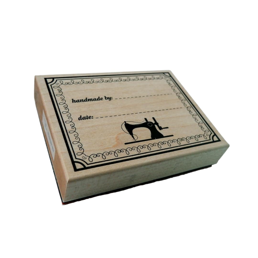 Madam Sew fabric stamp pad for personalizing clothing with a handmade name