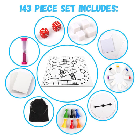 Madanar storage box with lid keeps game pieces organized for quick setup.