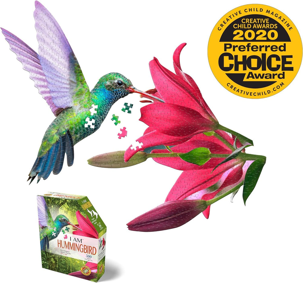 Madd Capp I Am Hummingbird finished size 23x20 inches, ideal for wall display.