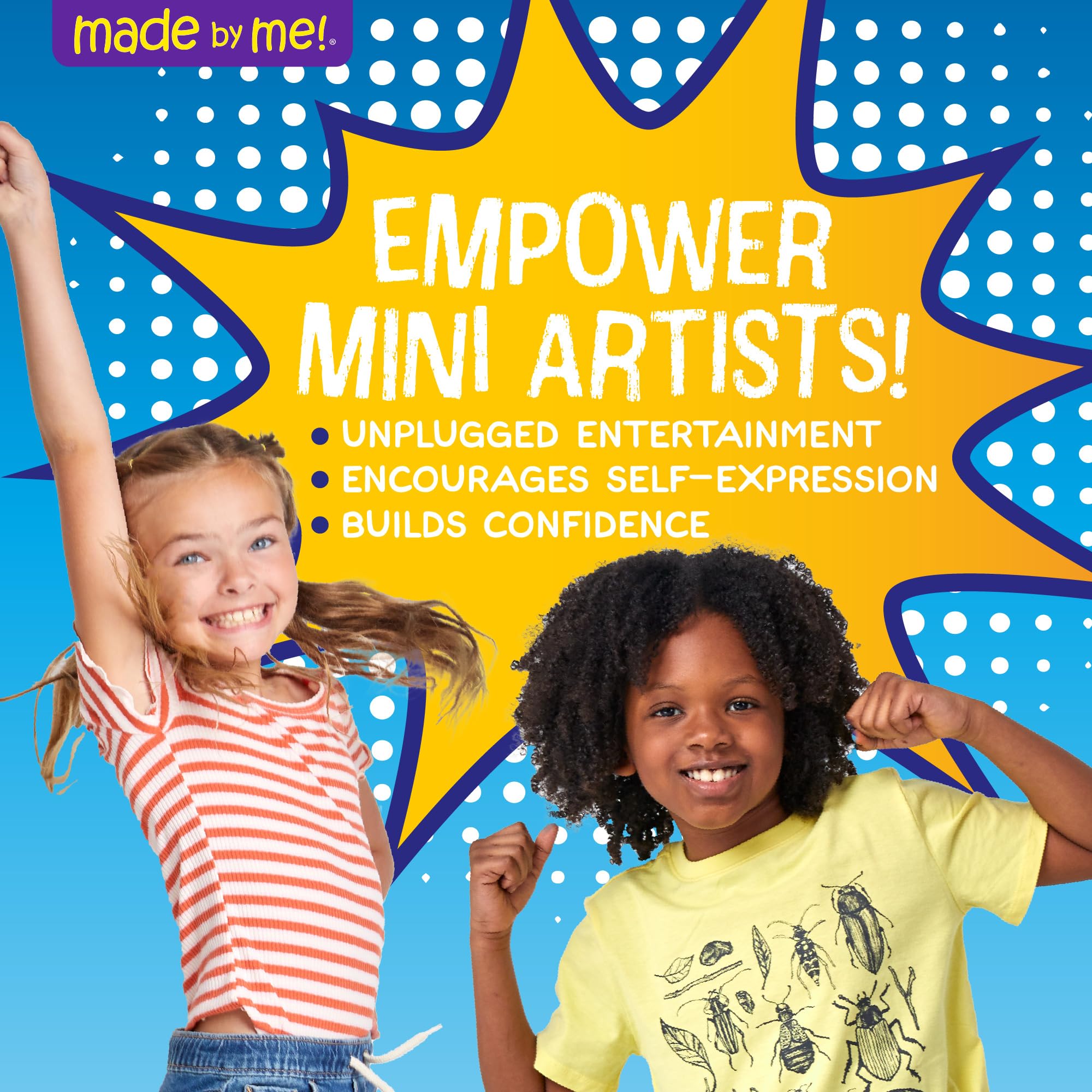 Made By Me paintbrush included for precise, smooth strokes on mini figurines