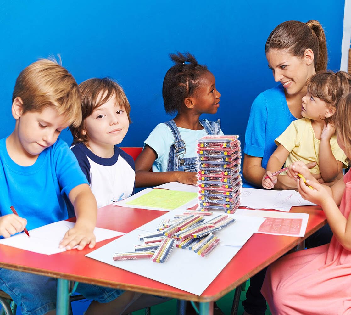 Madisi crayons age 3 plus image highlights safe option for kids.