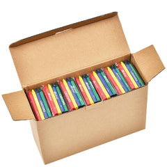 Madisi Crayons bulk pack with 150 four-color packs for classrooms.