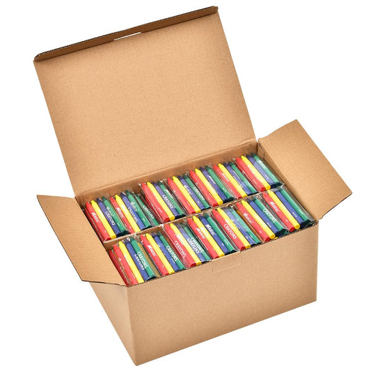 Madisi Crayons bulk pack front view, ideal classroom supplies.