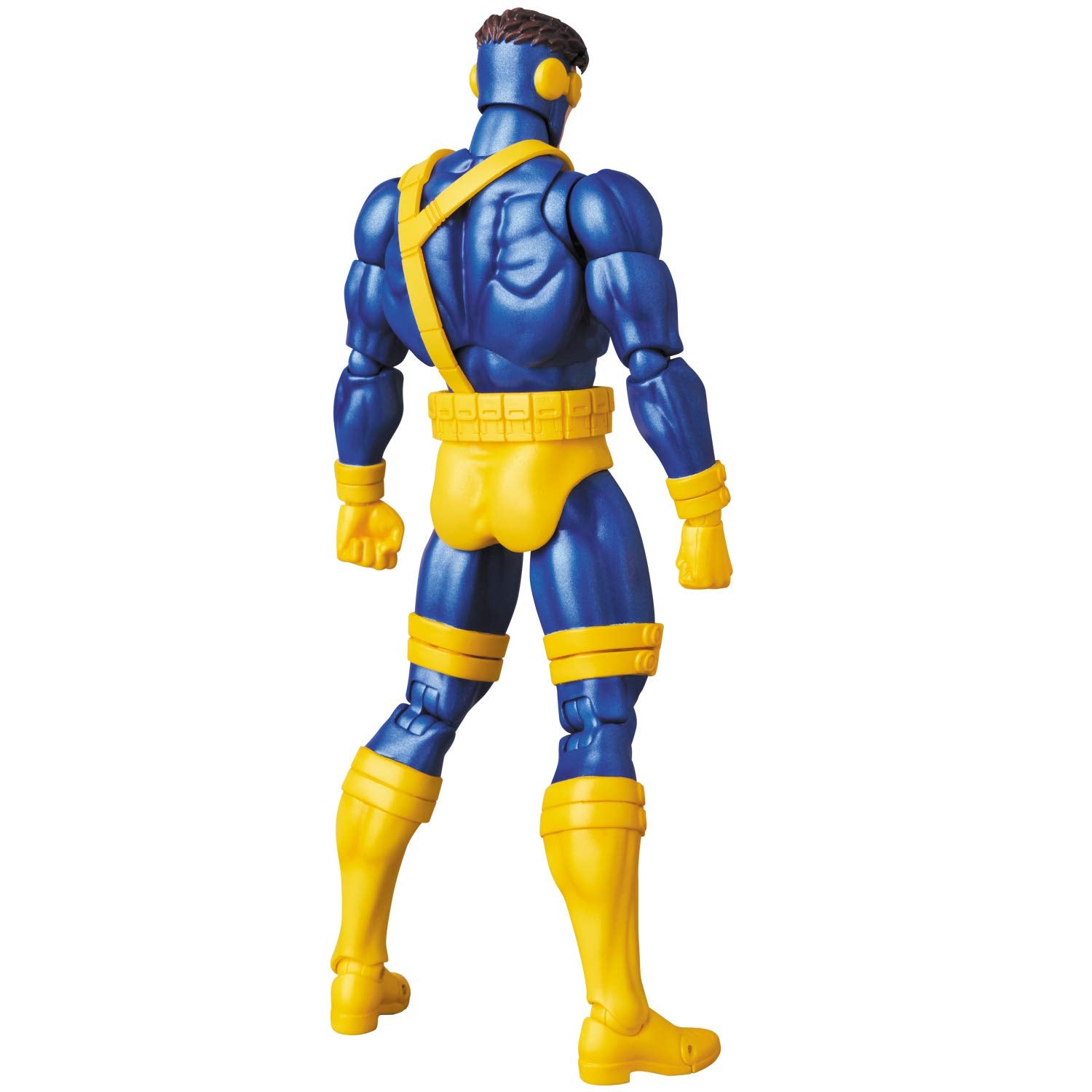 Mafex Cyclops face expression detail: captures iconic comic facial features.