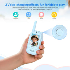 Close-up of Mafiti 2.0-inch IPS screen showing video call.