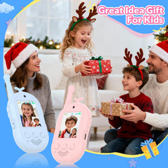 mafiti video walkie talkie kids photo stickers capture memories on trips