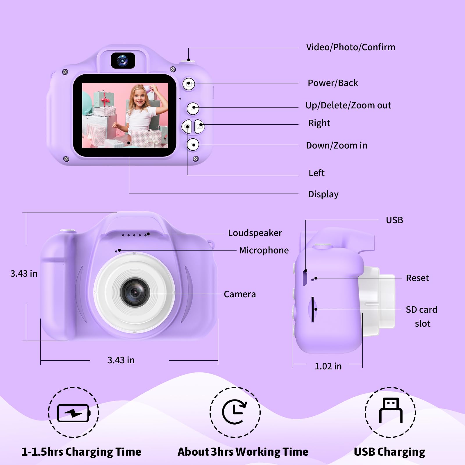 MgaoLo camera includes a 32GB card ready to use
