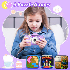 MgaoLo kid camera close-up with silicone cover for drop resistance