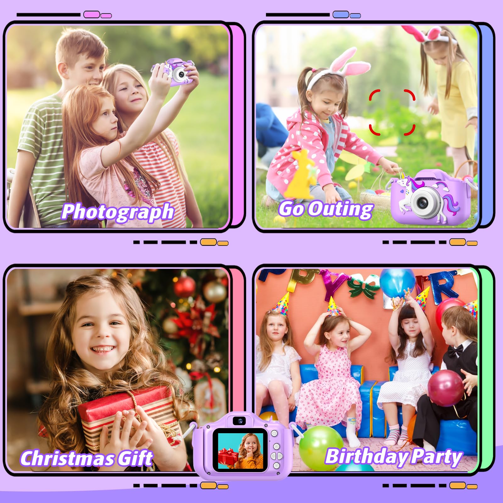 MgaoLo camera 2.0-inch screen display for simple viewing