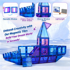 MAGBLOCK ocean castle tiles inspire creative building and design thinking