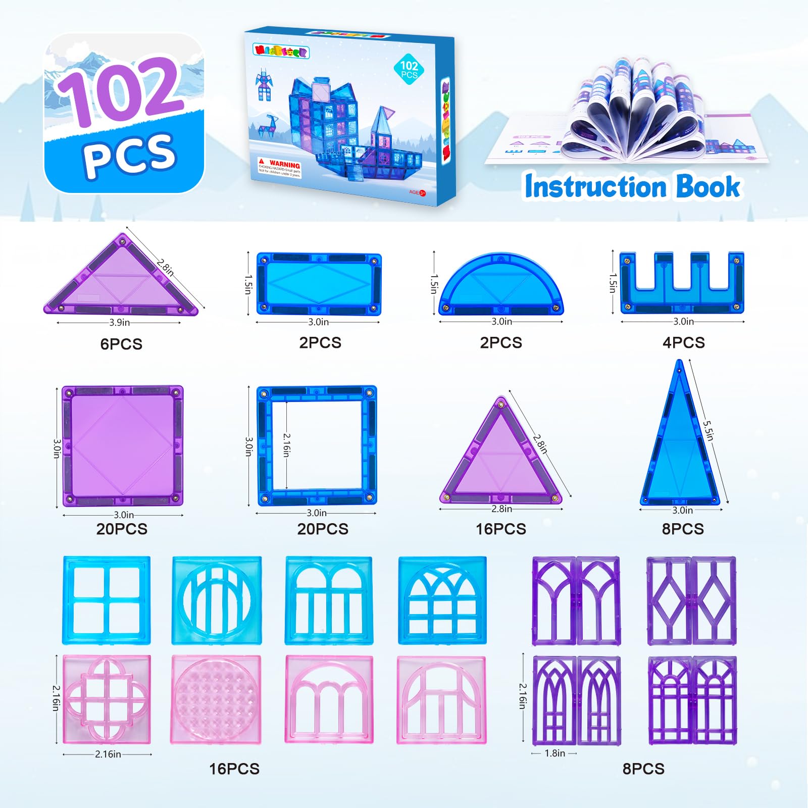 MAGBLOCK STEM learning tiles support problem solving and logical thinking