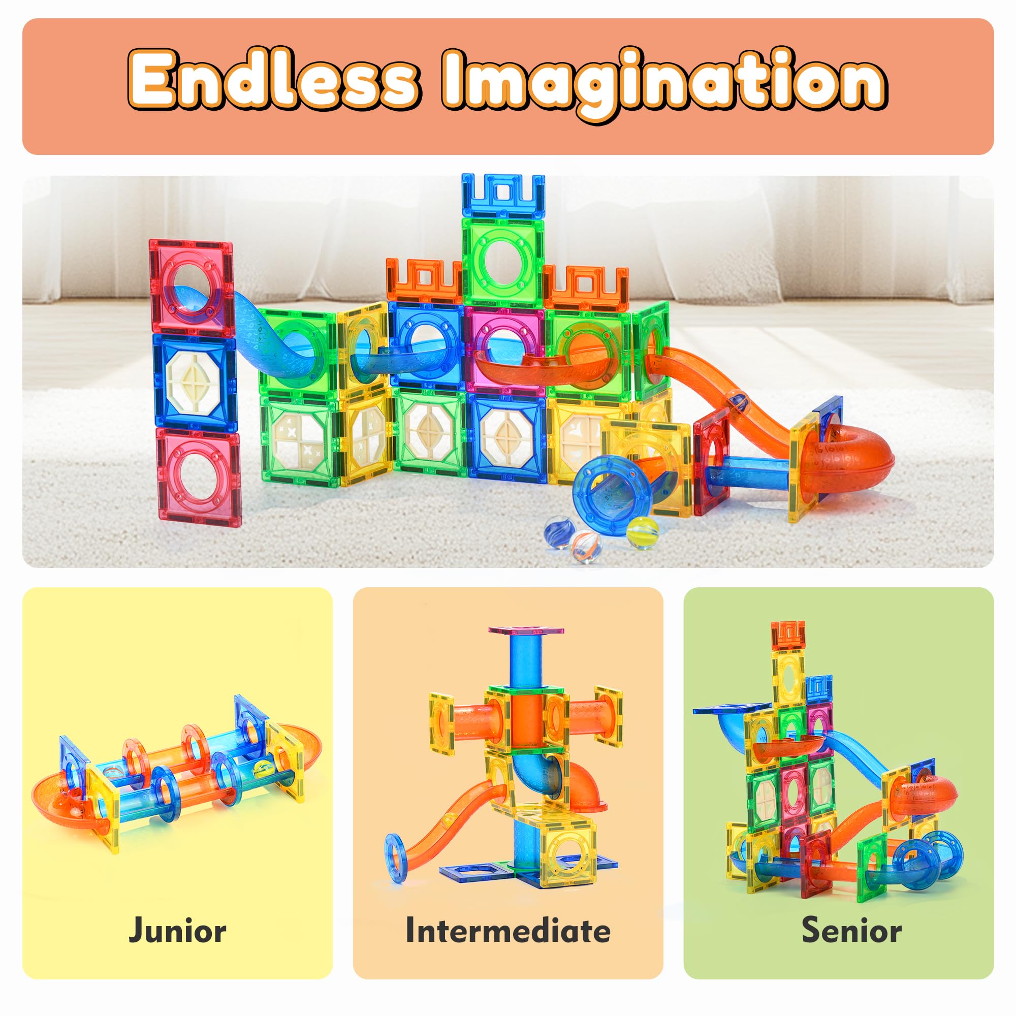 MAGBLOCK family game night with educational play