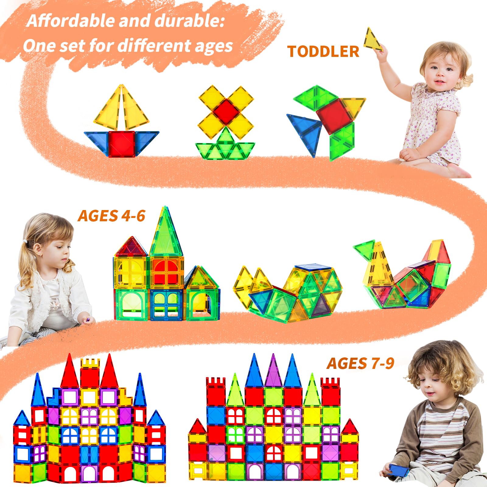MAGBLOCK family play time scene encourages parent-child interaction and creativity.