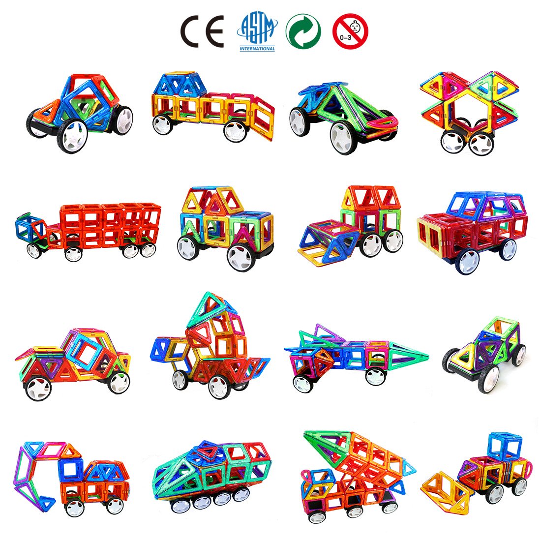 MAGBLOCK leaflet with car design examples to spark creativity