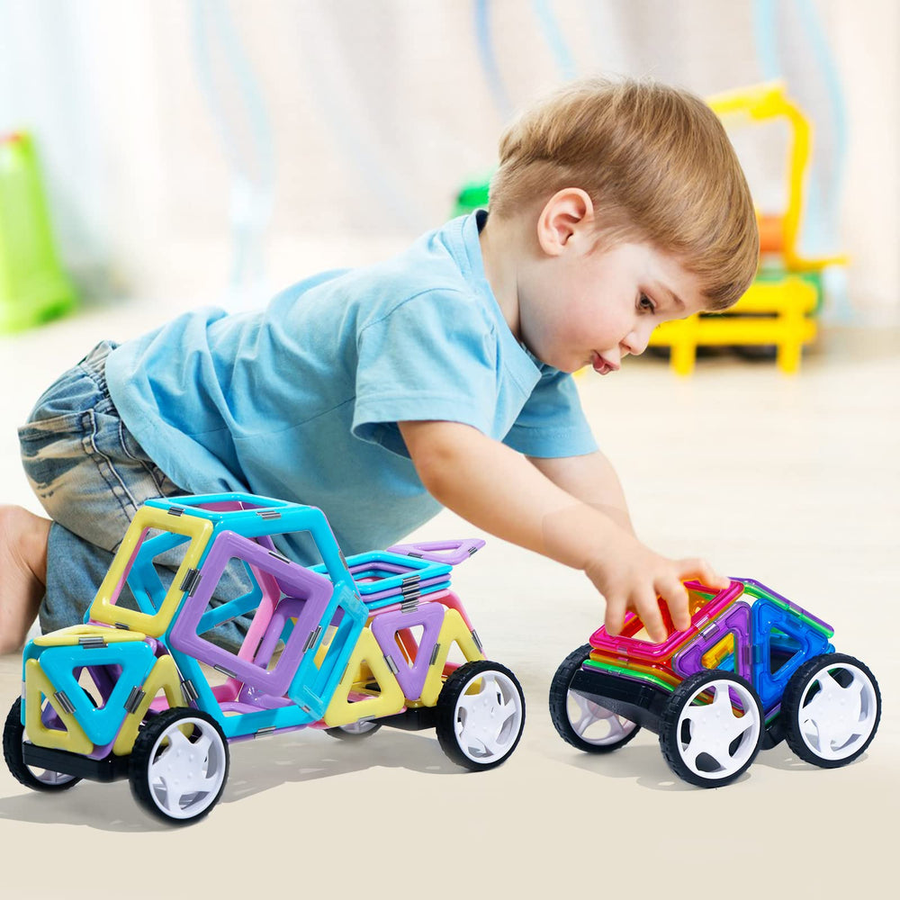 MAGBLOCK safety features ABS plastic and rounded edges for toddlers