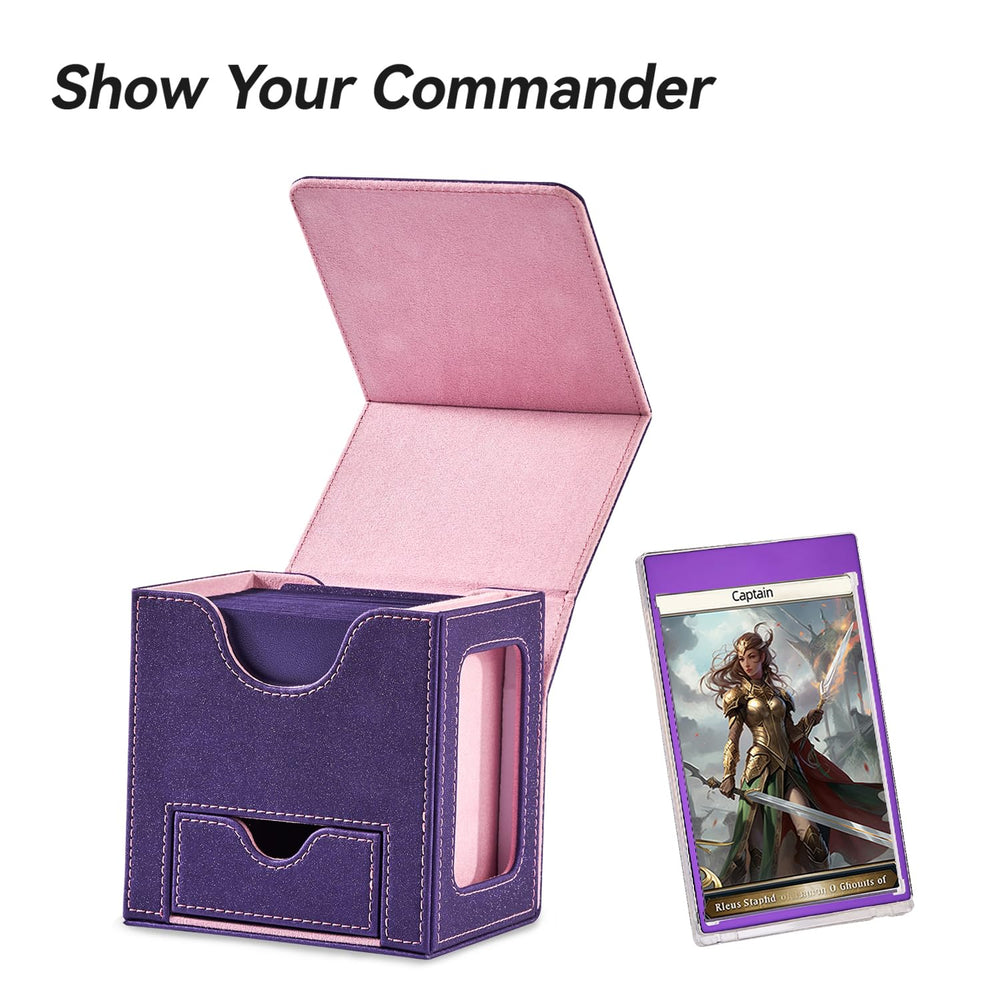 Mage Tech 35pt card holder keeps your commander safely aligned during play.