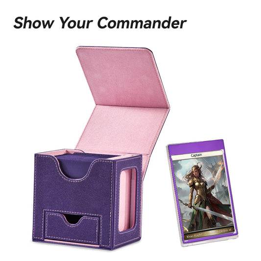 Mage Tech 35pt card holder keeps your commander safely aligned during play.