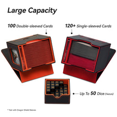 Mage Tech 35pt commander holder holds your important card securely.