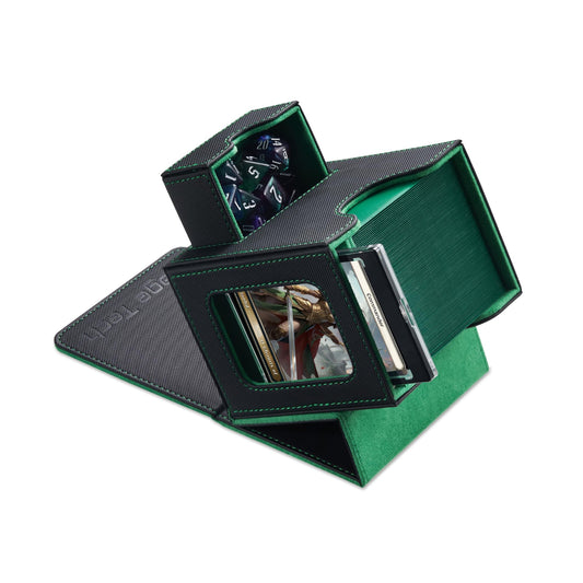 Mage Tech card deck box commander-slot highlights your commander for quick reference