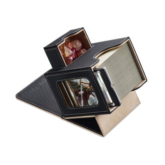 Mage Tech deck box with Commander slot for display and secure storage