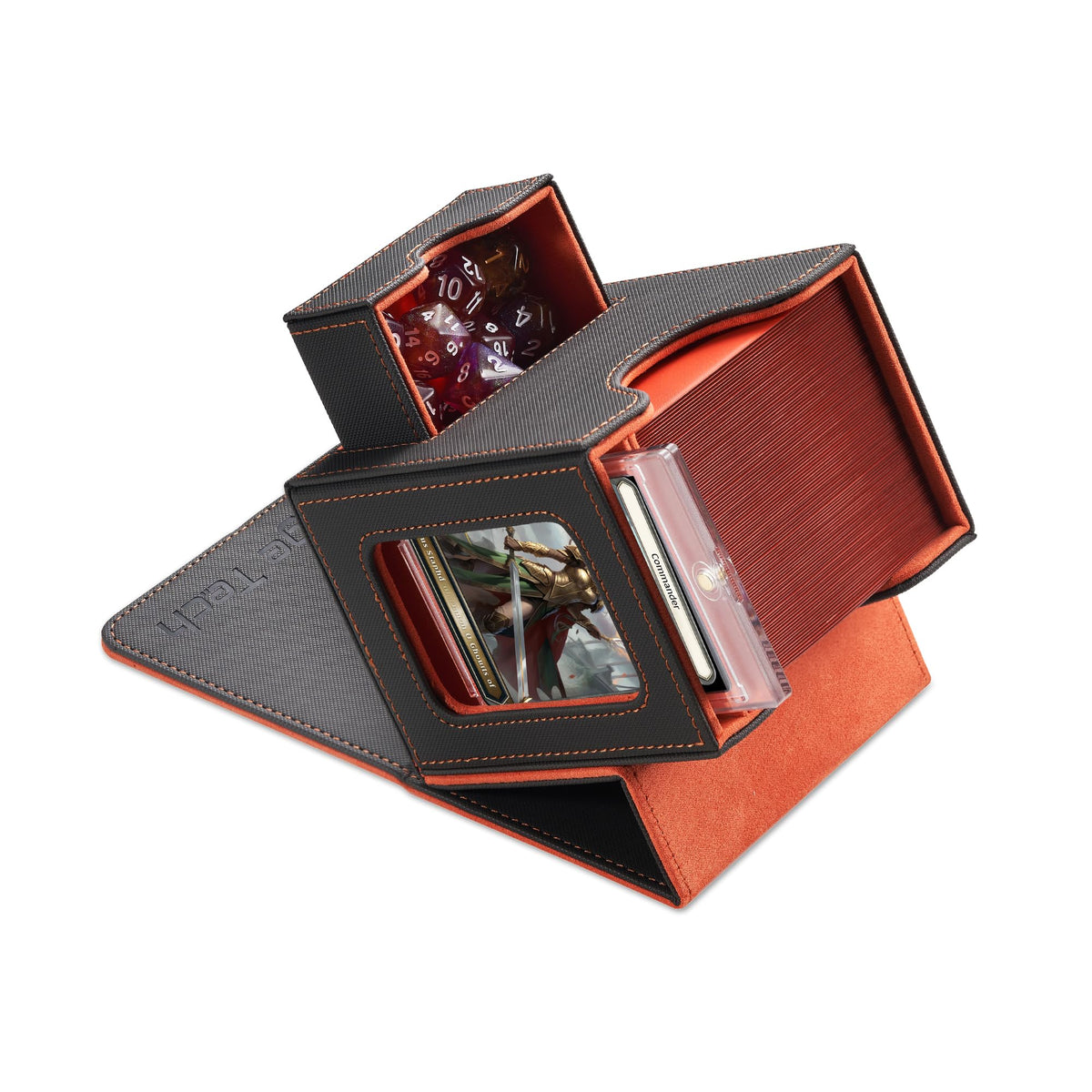 Mage Tech Commander-slot box shows your commander clearly while keeping it safe.
