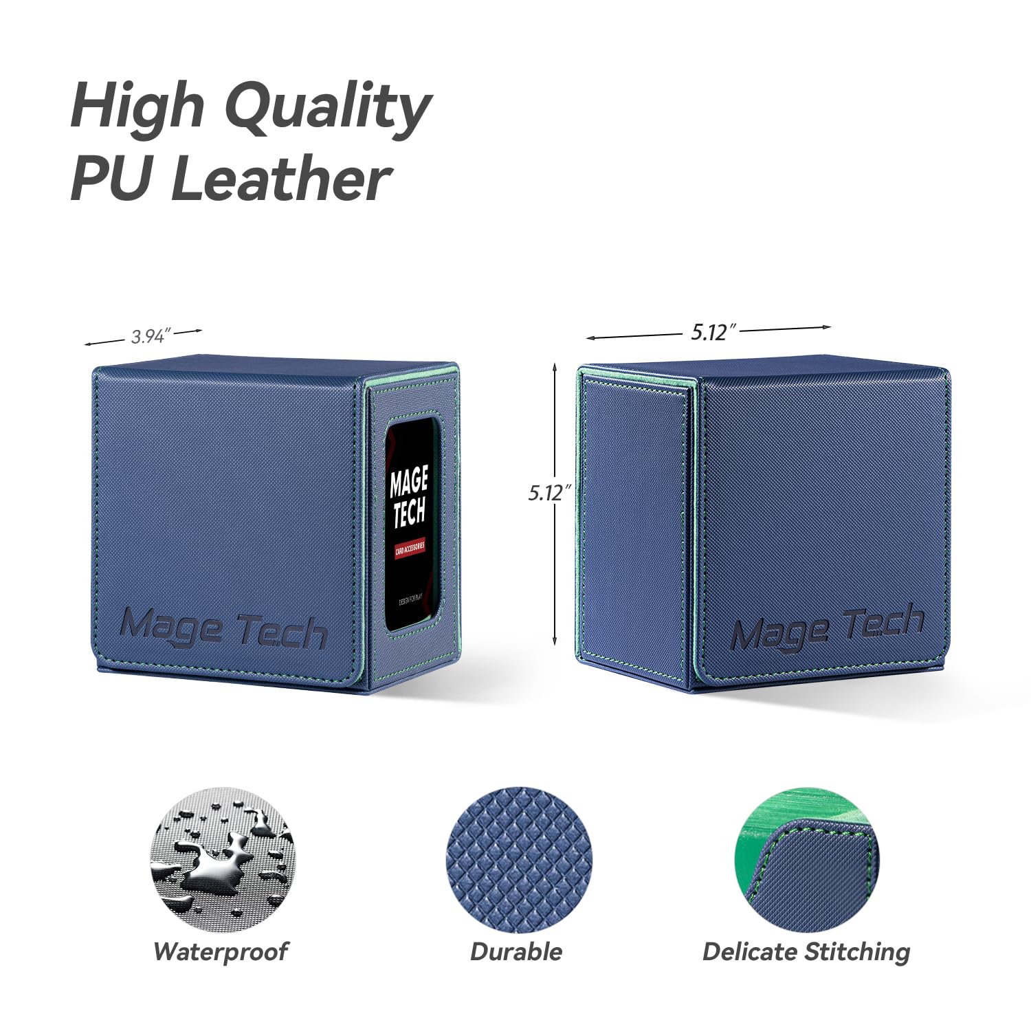 Magnetic closure keeps contents secure during travel