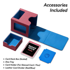 Mage Tech magnetic closure keeps the box secure in transit.