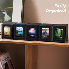 UV-protected card holder preserves card condition in light