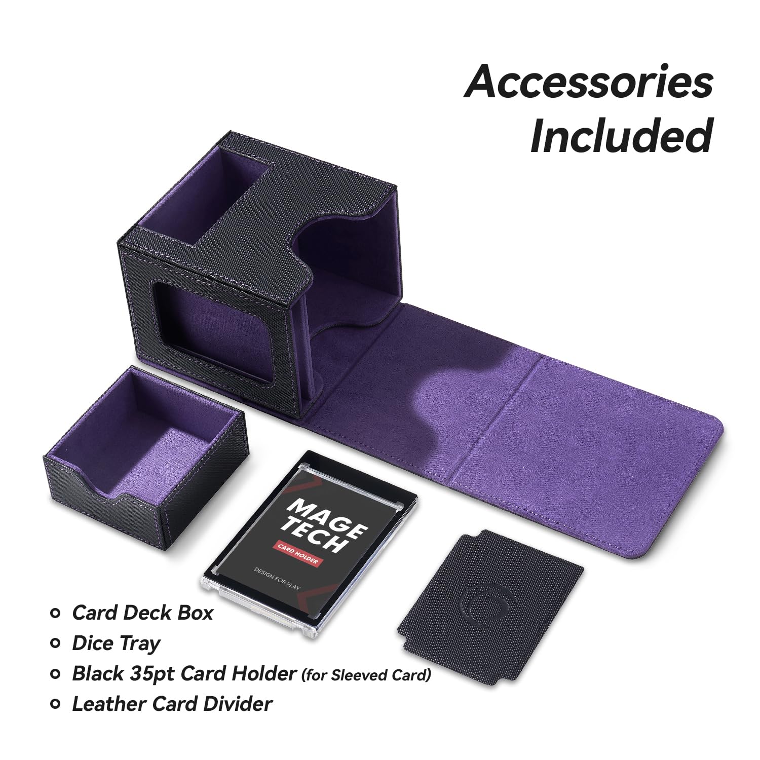 Mage Tech UV-protective holder preserving card colors and edges on the go