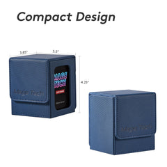 Mage Tech detachable cover enables color customization for deck organization.