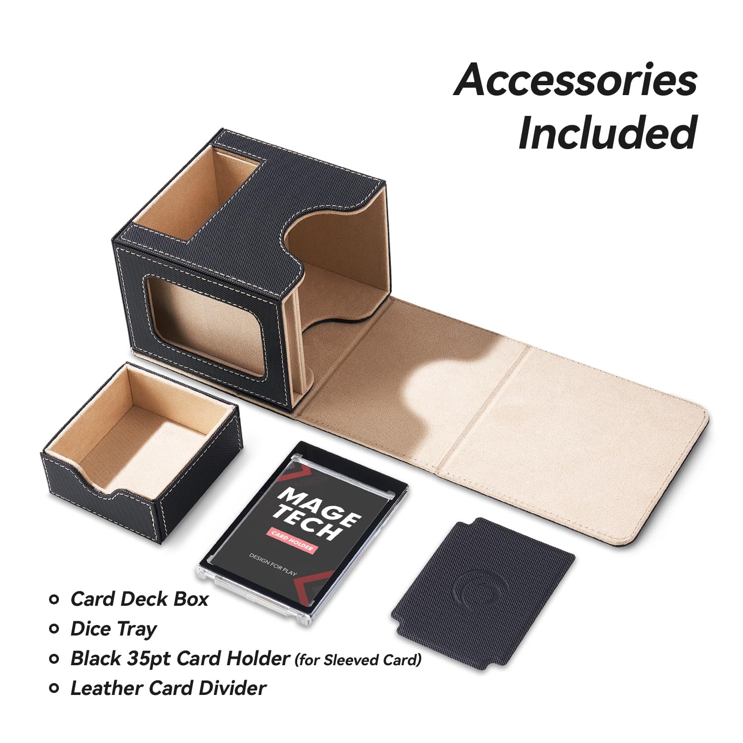 Mage Tech compact case keeps 100 double-sleeved cards organized