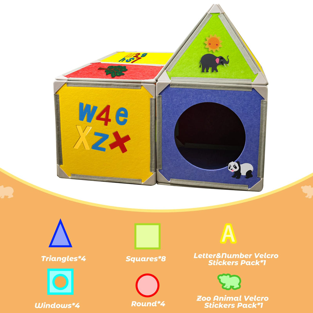 MageForts animal-stickers spark imaginative themes inside the fort.