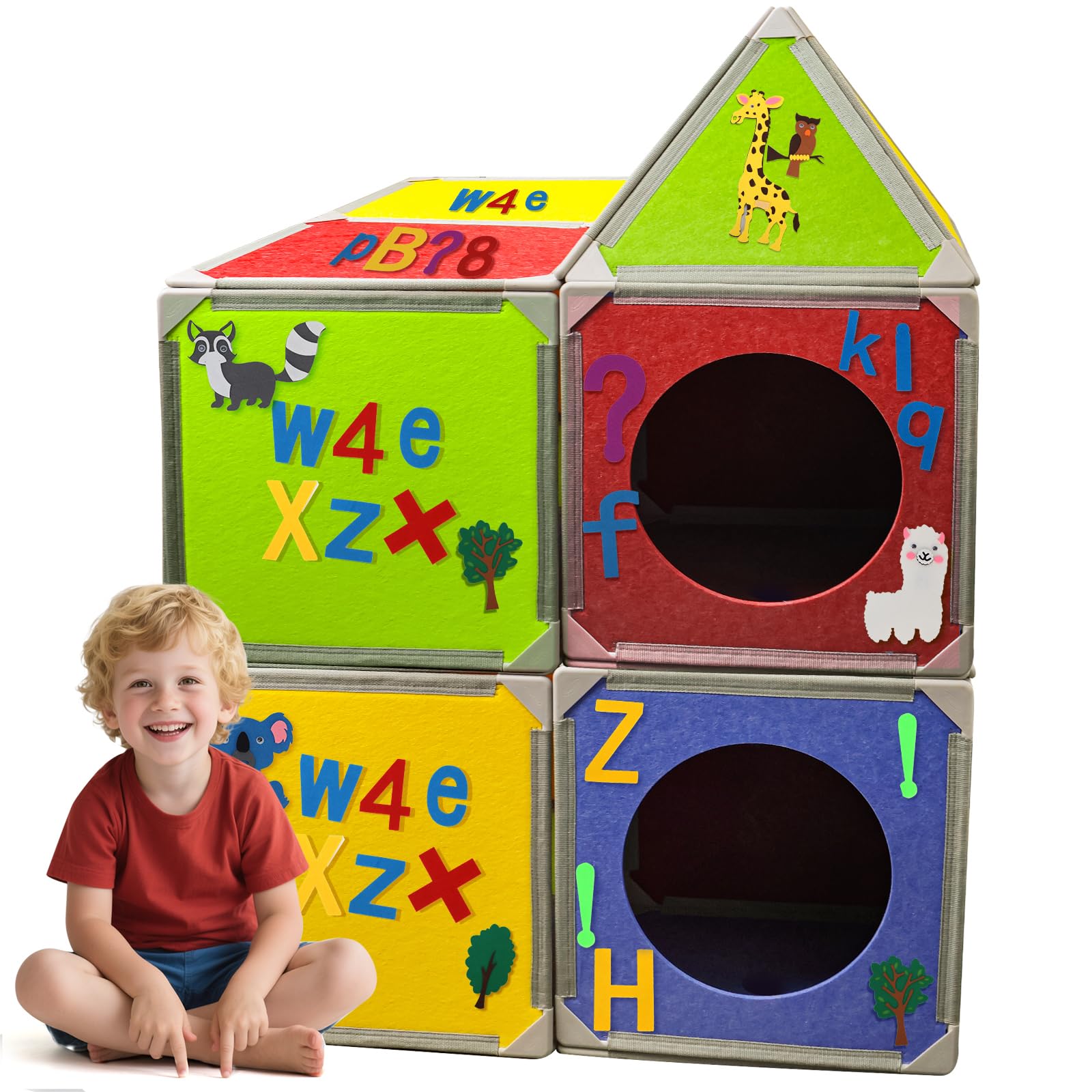 MageForts felt panel assembly enables sturdy, cozy forts for kid-friendly play.