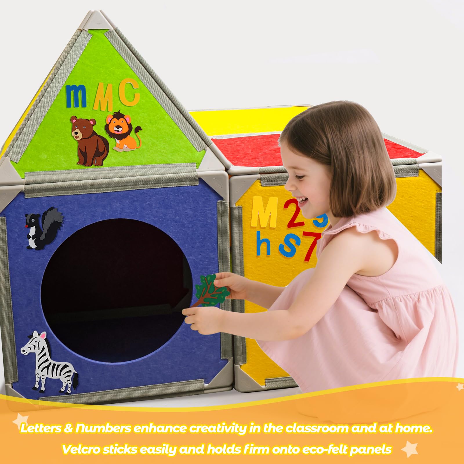 MageForts soft felt panels provide durable comfort during imaginative hideaway play.