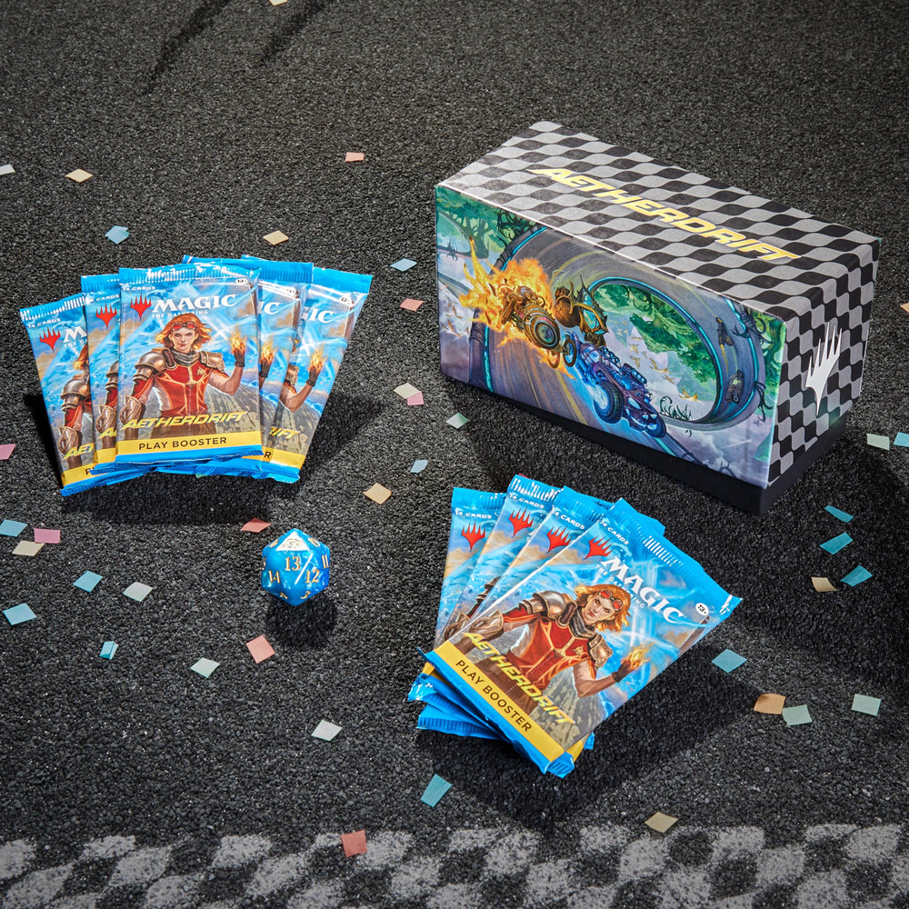 Magic: The Gathering Aetherdrift Bundle land cards enabling balanced mana bases