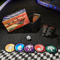 Magic: The Gathering Aetherdrift Finish Line Bundle oversized spindown die adds collectible flair to games