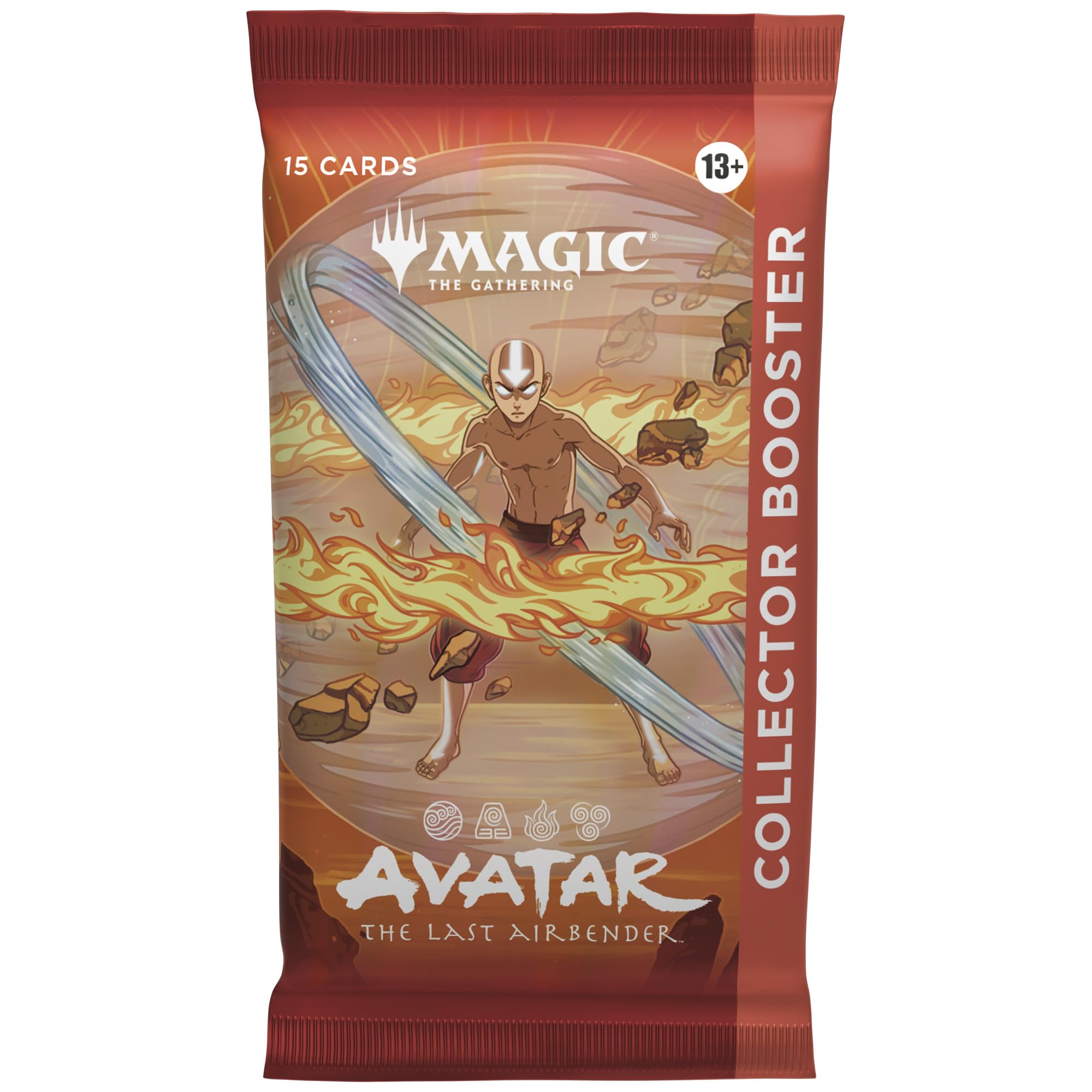 Magic: The Gathering Avatar: The Last Airbender collector booster cover, ideal for collection and gameplay.