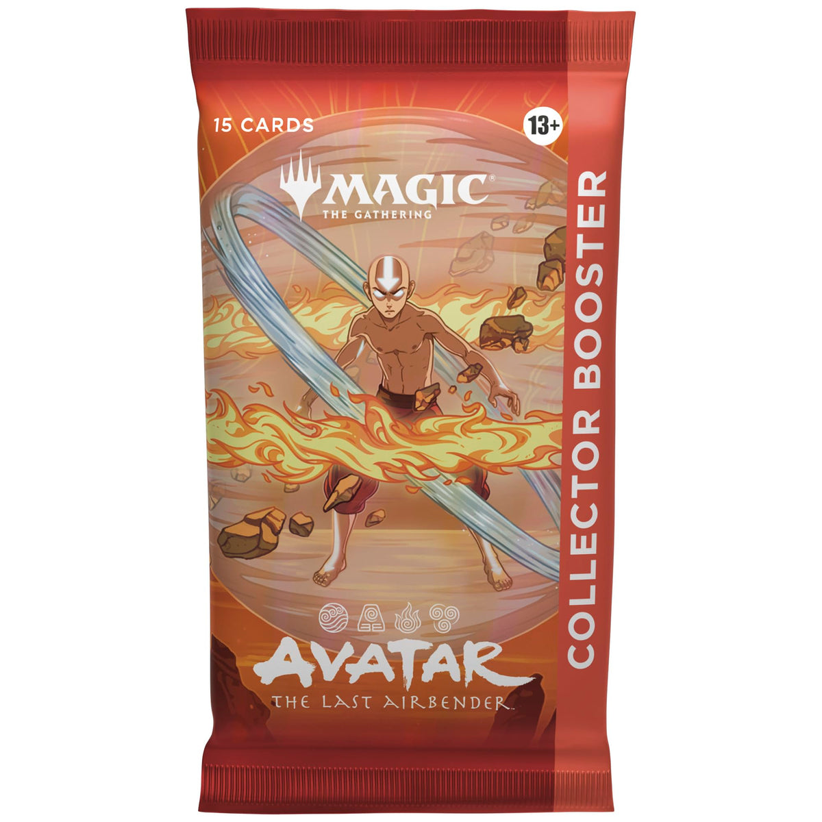 Magic: The Gathering Avatar: The Last Airbender collector booster cover, ideal for collection and gameplay.
