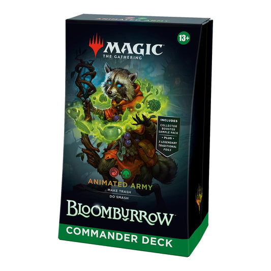 Magic: The Gathering Bloomburrow Animated Army deck front view ready-to-play straight from the box