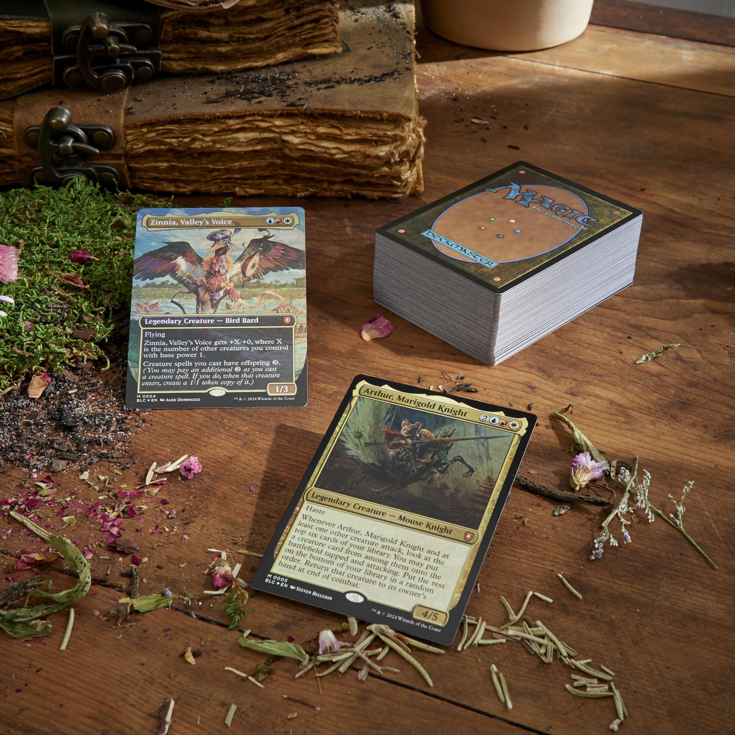 Magic: The Gathering Bloomburrow collector booster sample pack with rares