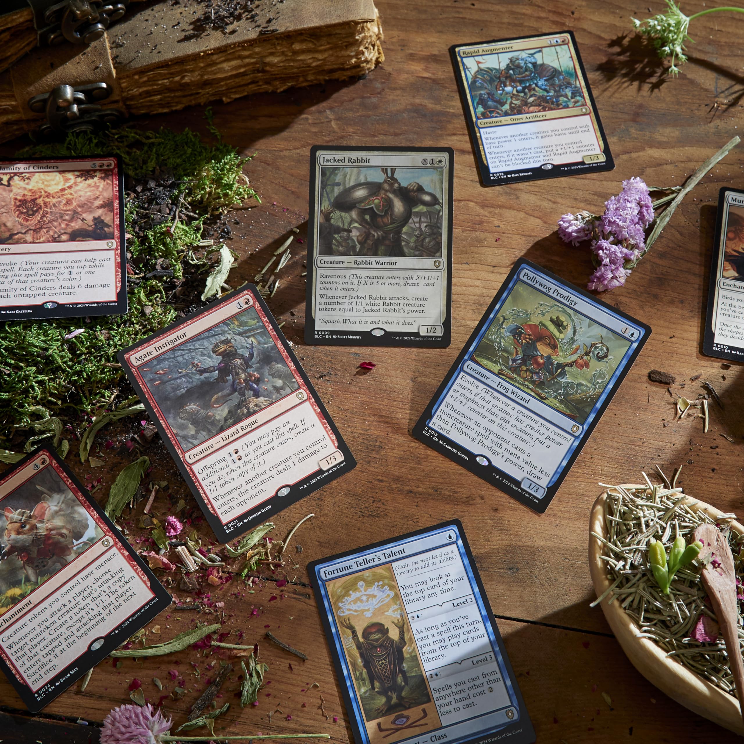 Magic: The Gathering Bloomburrow deck box keeps cards organized and protected