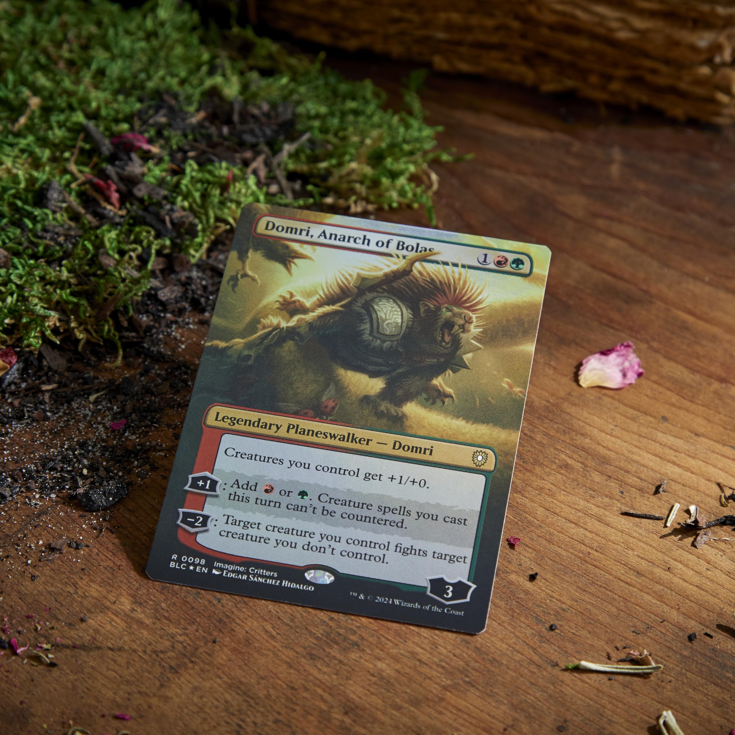 Magic: The Gathering Bloomburrow strategy insert offering quick game setup notes