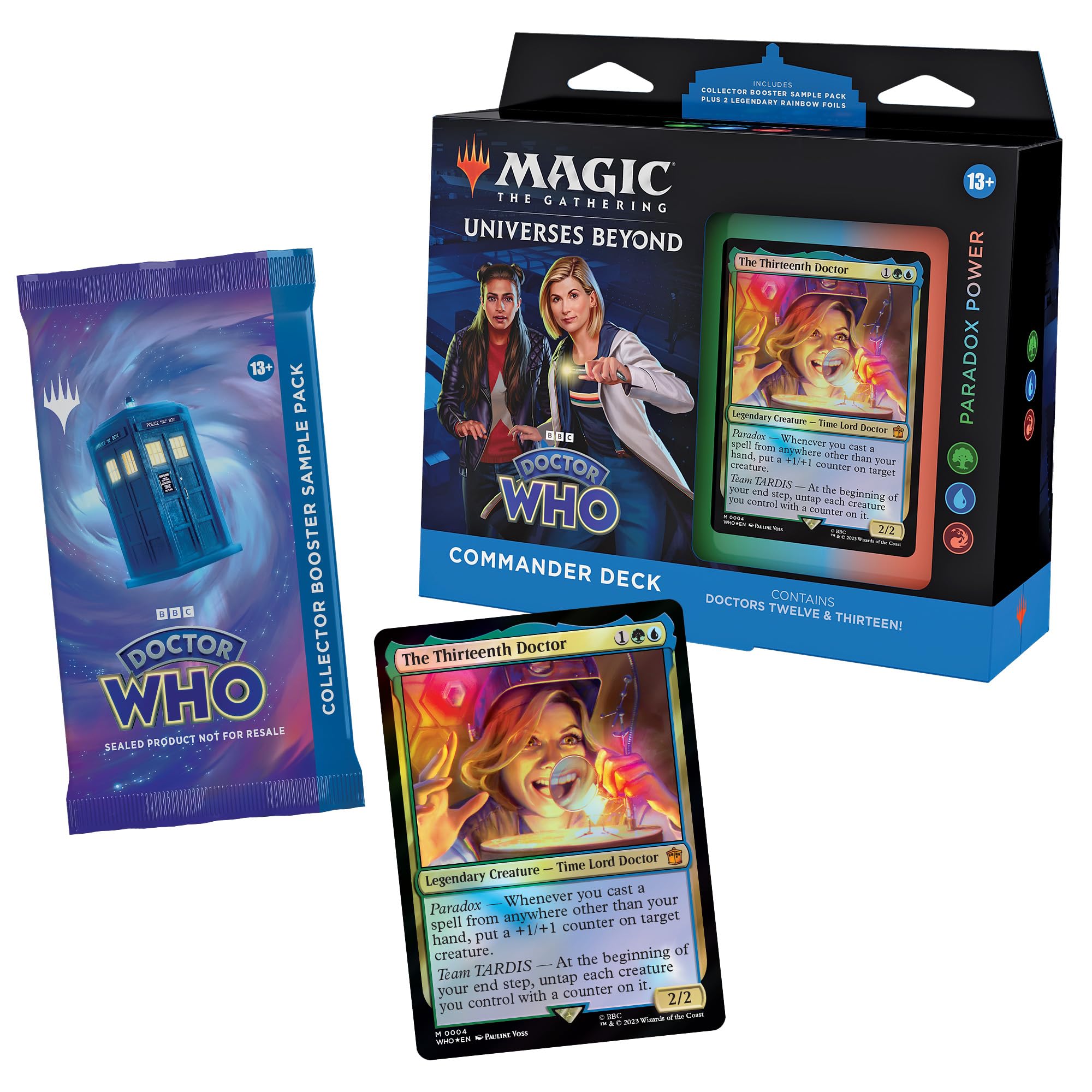 Magic: The Gathering Paradox Power deck commander art highlights collectible foil legends.