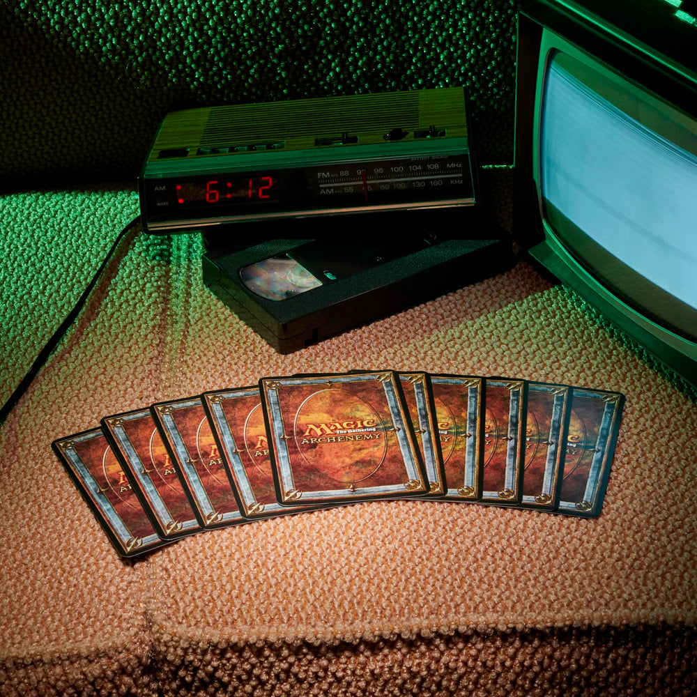 Magic: The Gathering Duskmourn double-sided tokens provide versatile game state markers.