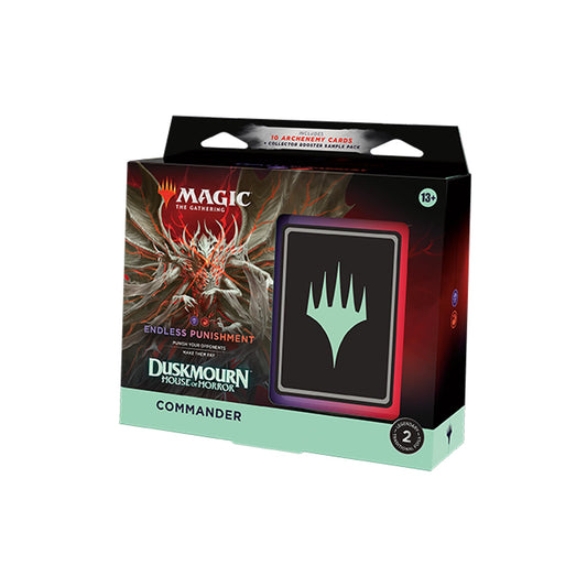 Magic: The Gathering Duskmourn House of Horror Endless Punishment deck front view, ready-to-play.