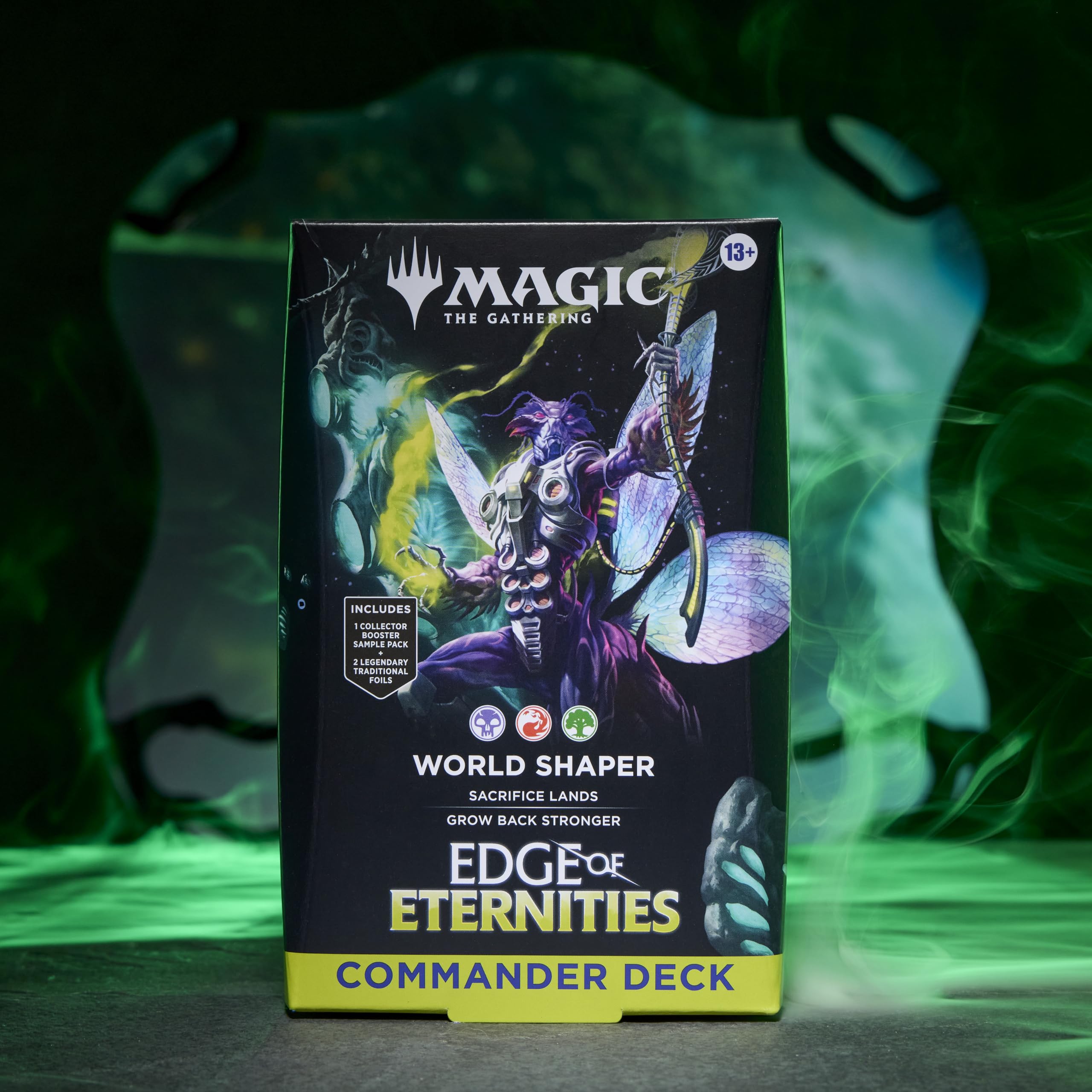 World Shaper borderless foil commanders showcase dramatic art and premium collectability
