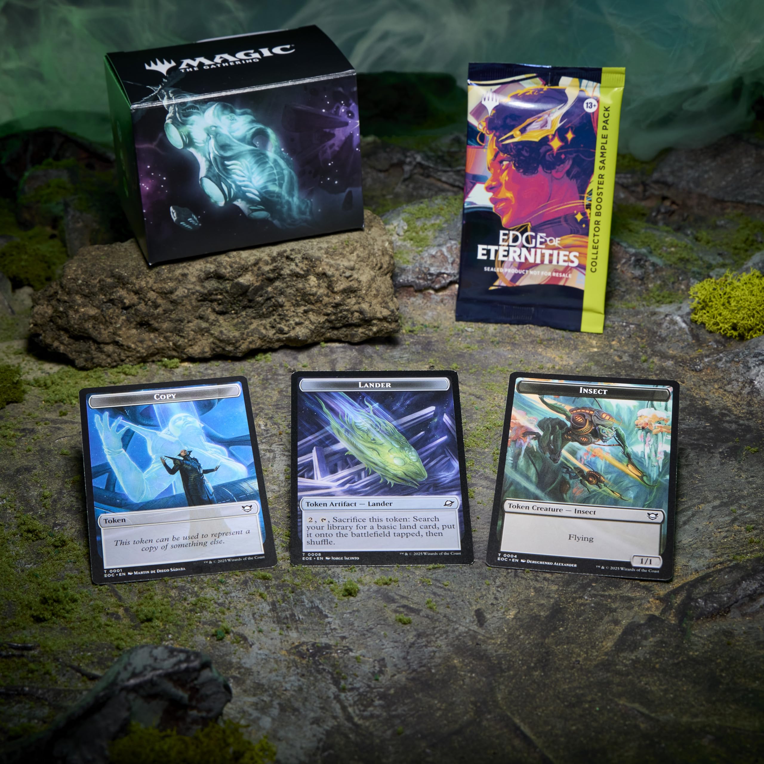 Magic Edge of Eternities Collector Booster Sample Pack includes rare and mythic rares